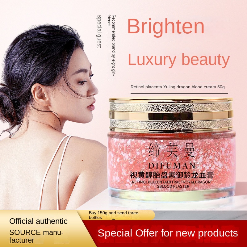 Retinol Dragon Blood Cream Placenta Essence Dragon Blood ครีมบํารุงผิวหน้า ให้ความชุ่มชื้น กระจ่างใส เลดี้ครีม ครีมบํารุงผิว