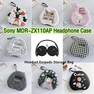 【คุณภาพสูง】เคสหูฟัง ลายการ์ตูนเต่าเจนี สําหรับ Sony MDR-ZX110AP MDR-ZX110AP