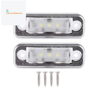 หลอดไฟ LED ติดป้ายทะเบียนรถยนต์ สําหรับ Benz Mercedes W203 5D W211 R171 W219