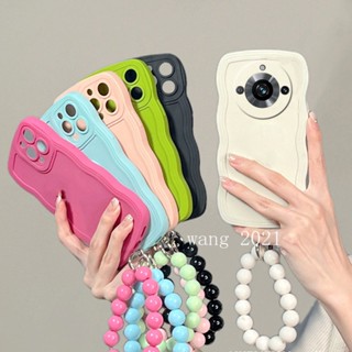 เคสโทรศัพท์มือถือ ซิลิโคนนิ่ม พร้อมสายคล้อง ถอดออกได้ สีพื้น สําหรับ Realme11 Pro Realme 11 Pro+Plus 5G 2023 Realme 11 Pro 5G