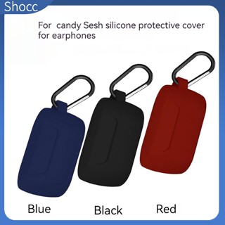 Shocc เคสหูฟังบลูทูธ ซิลิโคน กันลื่น ลายกะโหลก สีแคนดี้ สําหรับ Skull Candy Sesh