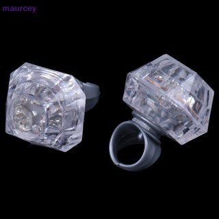 Maurcey แหวนไฟกระพริบ LED เรืองแสง ของเล่นคริสต์มาส ปาร์ตี้ปีใหม่ 1 ชิ้น