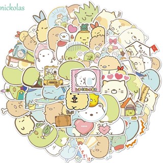 NICKOLAS สติกเกอร์ ลาย Sumikko Gurashi กันน้ํา มีกาวในตัว สําหรับตกแต่งแล็ปท็อป โทรศัพท์มือถือ