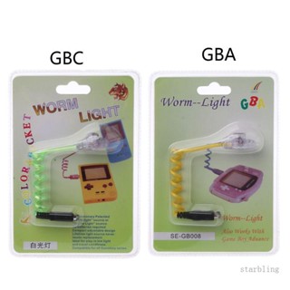 โคมไฟ LED รูปหนอนดาว สําหรับเกมบอย GBC GBP GBA