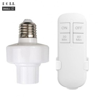 ⭐READY STOCK ⭐Wireless Remote Control Light Lamp E27 Screw Bulb Base Holder Cap Socket Switch