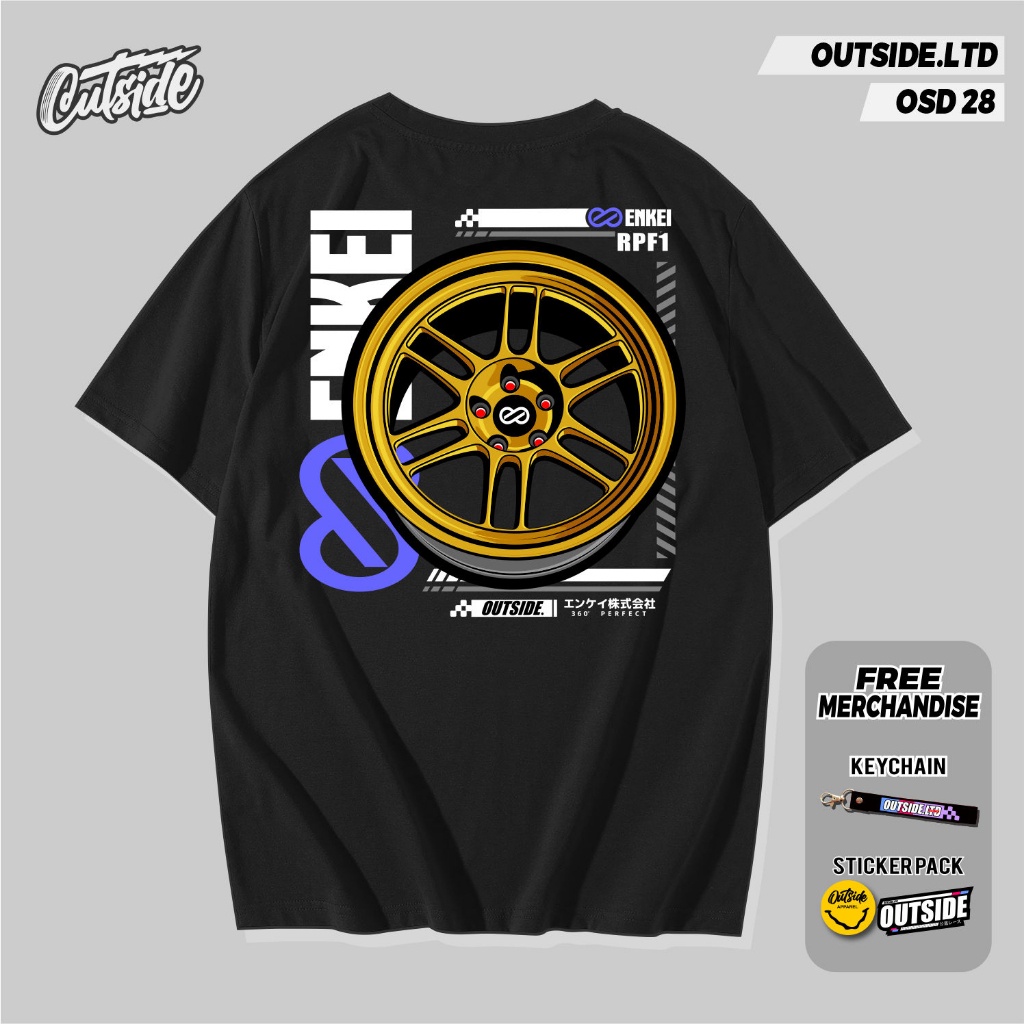 ความร้อน เสื้อยืด ENKEI RPF 1 OUTSIDE LTD