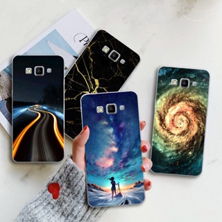 เคสโทรศัพท์ซิลิโคน TPU แบบนิ่ม ลายท้องฟ้ากลางคืน สําหรับ Samsung Galaxy A5 A8 A6 2018 A6 Plus A7 2015 2016