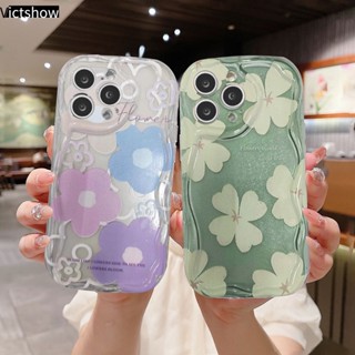 เคสโทรศัพท์มือถือ ขอบโค้ง ลายดอกไม้ 3D แวววาว สําหรับ Realme C15 C55 C21 C11 2021 C21Y C30 C30S C31 C33 C35 C25 C20 C3 C12 C2 C25S 10 5S 5 5i 9i C17 7i C1 C25Y C2 C3i 6i C20A  Narzo 20 10 10A 20A 30A 50A 50i Prime