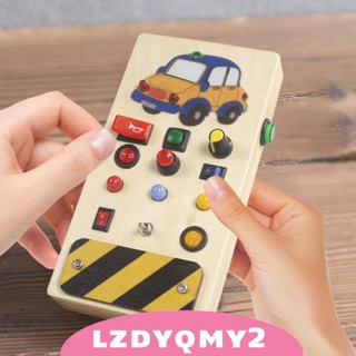 [Lzdyqmy2] เกมกระดาน Montessori Busy Board ของเล่นสําหรับเด็ก