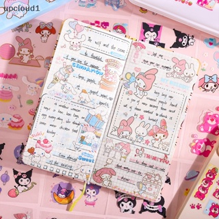 SANRIO [upcloud1] สติกเกอร์ PVC ลายการ์ตูนซานริโอ้น่ารัก กันน้ํา สําหรับตกแต่งสมุด DIY 25 แผ่น [TH]