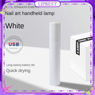 ♕ Nail Art Hand-held Lamp 3w Quick Drying 3 Leds Lamp Beads Usb Charging Power Storage Spotlight Phototherapy Gel Roast Lamp Manciure Tool For Nail Shop 3 Colors UPBEST