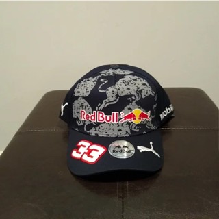 ใหม่ หมวกแก๊ป สีแดงเข้ม ลาย Red Bull 33 Max