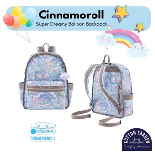 มาใหม่ 💯 กระเป๋าเป้ลาย Cinnamoroll Super Dreamy Balloon Backpack ใบเล็กกระทัดรัด รุ่นลิมิเตทอิดิชั่นวัสดุกันน้ำ ใส่คอ...