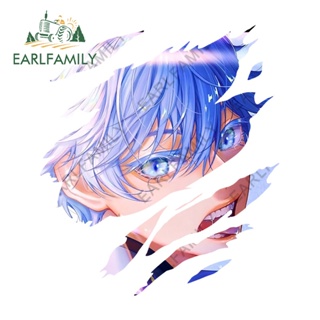 Earlfamily สติกเกอร์ไวนิล ลายเกม Genshin 13 ซม. x 11.5 ซม. กันรอยขีดข่วน สําหรับติดตกแต่งรถยนต์ รถจักรยานยนต์ แล็ปท็อป