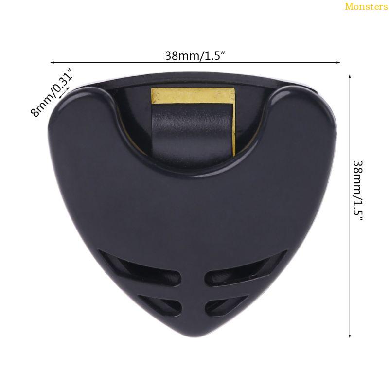 Mm ที่เก็บปิ๊กกีตาร์ พลาสติก 1 ชิ้น สําหรับเคส Mediator Quick Storage Self Ad