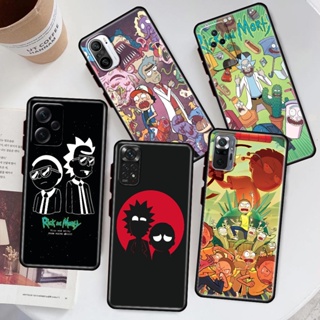 เคสโทรศัพท์มือถือซิลิโคน TPU กันกระแทก ลาย Rick Morty มีลายด้านข้าง สําหรับ Xiaomi Redmi NOTE 10 10T 10S PRO 10 PRO MAX 11T 11S 11 4G 5G