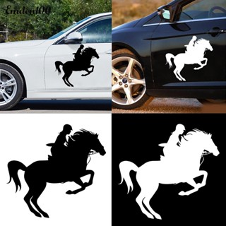 สติกเกอร์ ลายม้า Emden Riding Horse สําหรับตกแต่งหน้าต่างรถยนต์ ยานพาหนะ