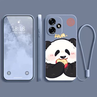 เคส  infinix hot 30 hot 30i 30 PLAY เคสโทรศัพท์มือถือ แบบนิ่ม ลายแพนด้า ป้องกันกล้อง สําหรับ