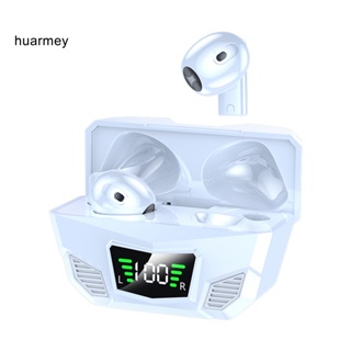 Huarmey หูฟังอินเอียร์ไร้สาย บลูทูธ 51 M33 จอแสดงผล LED ABS 1 คู่ สําหรับฟังเพลง