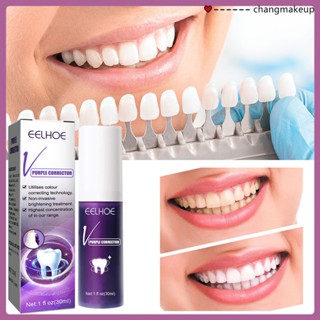 Eelhoe Tooth Whitening Essence Tooth Essence Powder ยาสีฟันไวท์เทนนิ่งเพื่อขจัดคราบควันฟันคราบจุลินทรีย์ทันตกรรมสุขอนามัยในช่องปากเครื่องมือทำความสะอาดดูแล COD