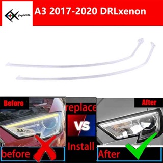 หลอดไฟหน้าซีนอน DRL สําหรับรถยนต์ Audi A3 2017-2020 (ซ้าย + ขวา)