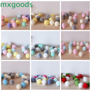 Mxgoods ลูกบอลปอมปอมสําหรับแขวนตกแต่ง