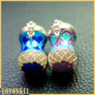 [Lovoski1] จี้ห้อยขวดน้ําหอม แบบกลวง สําหรับสร้อยคอ พวงกุญแจ