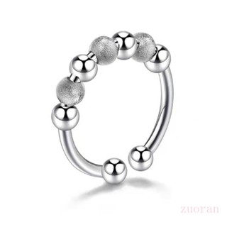Zuo แหวนของเล่นบรรเทาความเครียด ปรับขนาดได้ สําหรับผู้หญิง