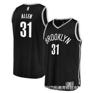 เสื้อกีฬาแขนสั้น ลายทีม NBA Brooklyn Nets Jarrett Allen Swingman 31# P9eo dFGP hIYp 381425