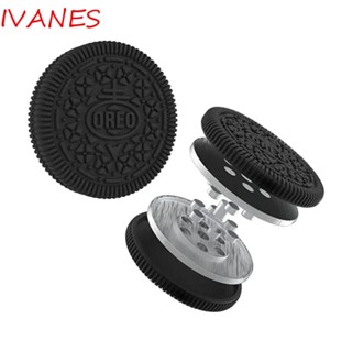 Ivanes ของเล่นสปินเนอร์ รูป Oreo Fidget Spinner เหมาะกับผู้ใหญ่ สําหรับเล่นคลายเครียด