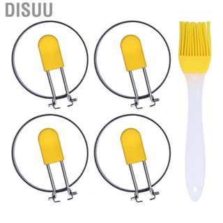 Disuu 5Pcs/Set Round Egg Rings Stainless Steel Non Stick Cooking Mold US