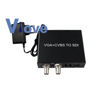 สวิตช์แปลง VGA AV เป็น SDI ความคมชัดสูง 1 ชุด