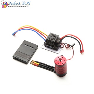 มอเตอร์ไร้แปรงถ่าน PS 3660 2600kv 3100kv 3800kv 4200kv พร้อมการ์ดโปรแกรม Esc ไร้แปรง 80a สําหรับ Traxxas