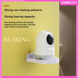 [พร้อม] ขาตั้งกล้องพลาสติกอเนกประสงค์ Free-punch Wall Mount Projector Bracket Home Monitoring Stand Cctv Router Holder Camera Rack