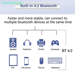 Amongspring&gt; อะแดปเตอร์การ์ดรับสัญญาณ WIFI ไร้สาย บลูทูธ 4.2 1200Mbps PCI-E ความเร็วสูง