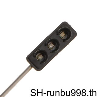 (runbu) สัญญาณไฟจราจร LED โลหะ 3 ดวง 50 มม. 5-6V 3 ชิ้น