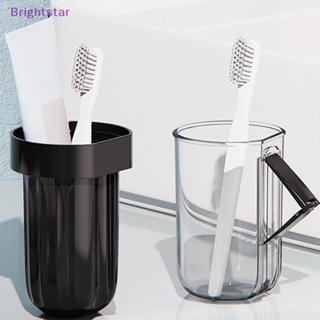 Brightstar 3 In 1 ใหม่ กล่องเก็บแปรงสีฟัน ยาสีฟัน แบบพกพา สร้างสรรค์ สําหรับห้องน้ํา