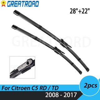 ใบปัดน้ําฝนกระจกหน้ารถยนต์ 28 นิ้ว + 22 นิ้ว สําหรับ Citroen C5 RD / TD 2008-2017