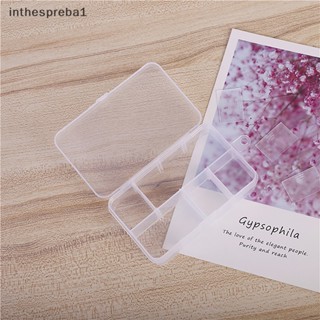 Inthespreba1^^ กล่องพลาสติก สําหรับเก็บเครื่องประดับ ต่างหู ลูกปัด