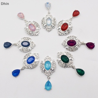 [Dhin] 24*50mm alloy shiny rhinestone brooch jewelry accessory DIY greeg card wine glass gift box  costume decoration COD