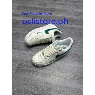 ขายดี รองเท้าผ้าใบ Air Force 1 07 Low AF1 สีขาว สีเขียว DQ7582-101 2023