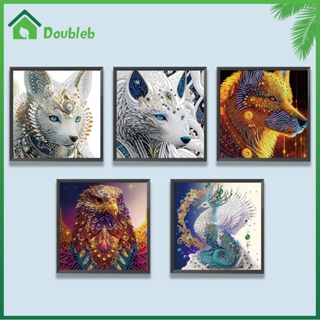 【Doub X ✮】ภาพวาดปักเพชร ปักครอสสติตช์ รูปสัตว์ 5D DIY สําหรับตกแต่งบ้าน