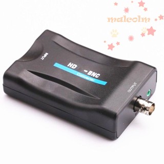 Malcolm BNC เป็น HDMI-compatible Converter, HDMI To BNC BNC อะแดปเตอร์, กล่องเชื่อมต่อวิดีโอ BNC เป็น HDMI สําหรับ DVD / Set-top Box / HD Player / Game Console / กล้อง / TV