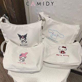 Camidy กระเป๋าเป้ใบเดียว Sanrio ยอดนิยม กระเป๋า Messenger ความจุขนาดใหญ่น่ารักของญี่ปุ่น Cinnamon dog Kulomi Kitty กระเป๋าคิตตี้