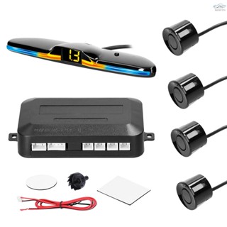 มีสินค้า ระบบเซนเซอร์ถอยหลังจอดรถยนต์ พร้อมเซนเซอร์จอดรถ 4 ตัว ไฟ LED