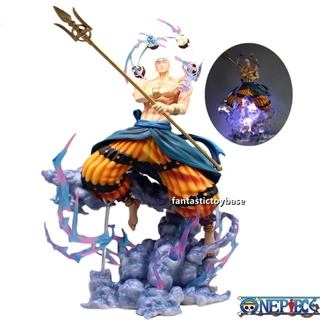 โมเดลฟิกเกอร์ Pvc รูปปั้นอนิเมะ One Piece Gk Sky Piea Enel ขนาด 33 ซม. ของเล่นสําหรับเด็ก