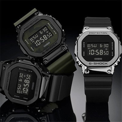 Casio G-SHOCK GM-5600 นาฬิกาข้อมือดิจิทัล ทรงสี่เหลี่ยม ขนาดเล็ก สําหรับนักเรียน 2021 MRKV WBWZ