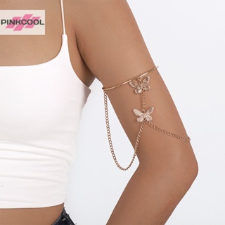 Pinkcool สายรัดแขนงู สร้อยข้อมือ คอยล์ ด้านบน แขนเปิด สร้อยข้อมือ สายรัดแขน เรขาคณิต สร้อยข้อมืองู ผีเสื้อ แมงมุม โกธิค สร้อยข้อมือมือ แขน กําไลข้อมือ เครื่องประดับ ขายดี