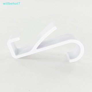 [WillbehotT] ใหม่ ไม้แขวนเสื้อ สีขาว สําหรับตากผ้าขนหนู ผ้าพันคอ [ใหม่]