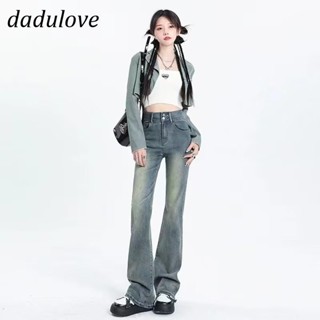 DaDulove💕 New American Ins High Street Retro Micro Flared Jeans Niche High Waist Wide Leg Pants Large Size Trousers